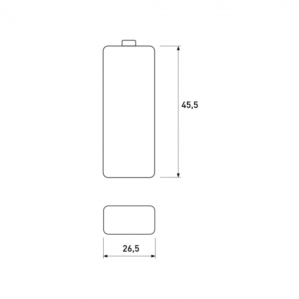 Батарейка Euroelectric 6F22 1 шт. (BZ-6F22-EE(1)) 