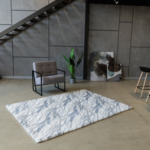 Килимок Dariana Rabbit Marble 160x220 см white 