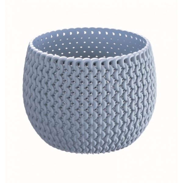 Горшок для цветов Prosperplast Splofy Bowi BASIC 180 мм светло-серый (11100-656) 