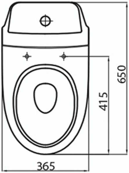 Унитаз-компакт Kolo Modo L39003000 с дюропластовым сиденьем