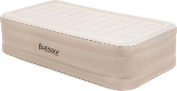 Матрац надувний Bestway Twin со встроенным электронасосом 191х97 см бежевий 10604773