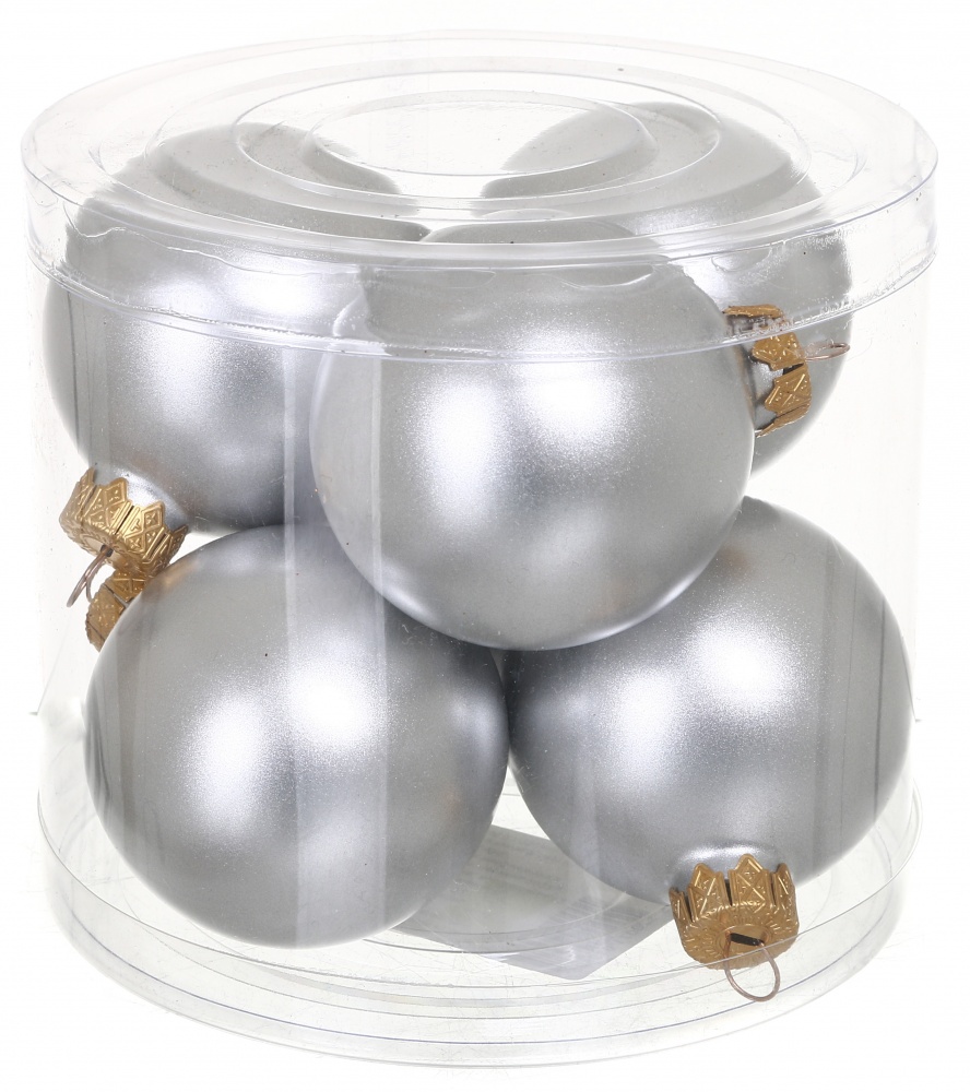Набір ялинкових куль в ассортименте d 60 мм 6 шт./уп.