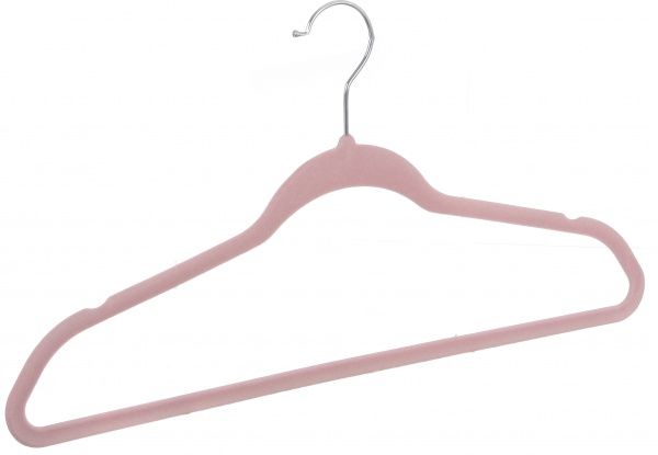 Набір плічок Vivendi Velvet рожевий 44,5 см 12 шт. 