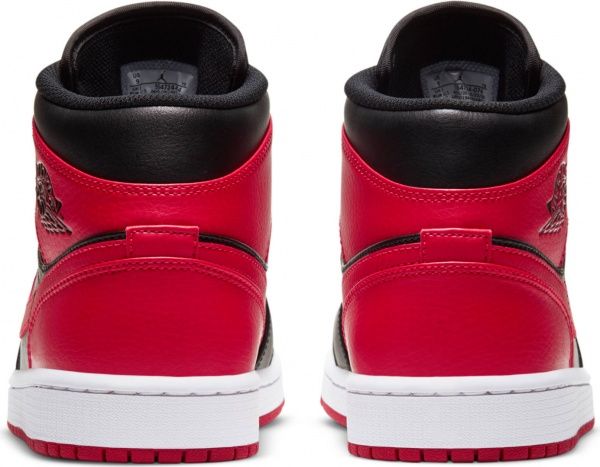Кроссовки Nike Air Jordan 1 Mid 554724-074 р.9.5 красный