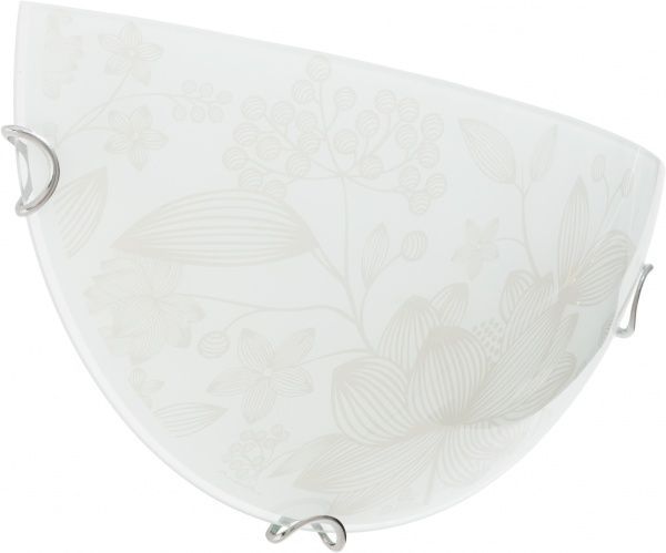 Светильник настенный Декора Флора 1x60 Вт E27 белый 24291 1/2 gl 