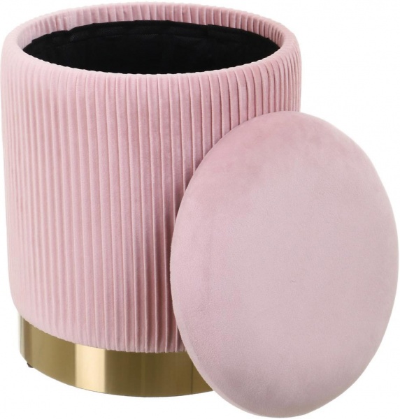 Сундук-пуф для хранения Francis розе 31,5х31,5х38 см 