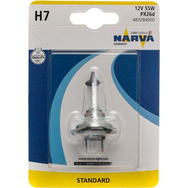 Лампа галогенна Narva (48328.1B) H7 PX26d 12 В 55 Вт 1 шт.