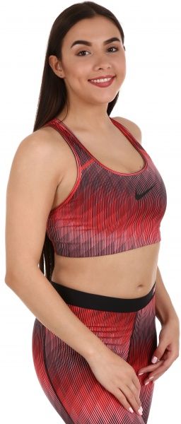 Бра Nike Pro Classic Swsh Stair Step 864968-852 L помаранчевий