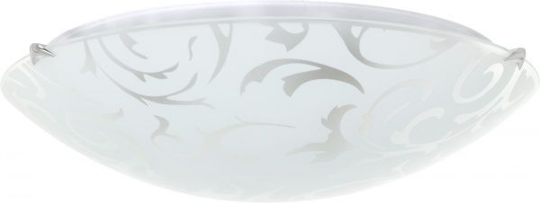 Світильник настінно-стельовий УТ Сяйво НПБ Вензель 3x60 Вт E27 білий 4004 