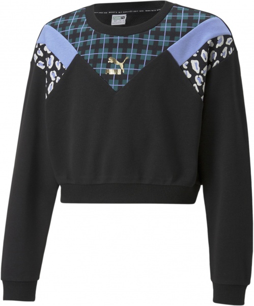 Світшот Puma CLASSICS 90 S PREP CREW TR G 67031701 р. 128 чорний