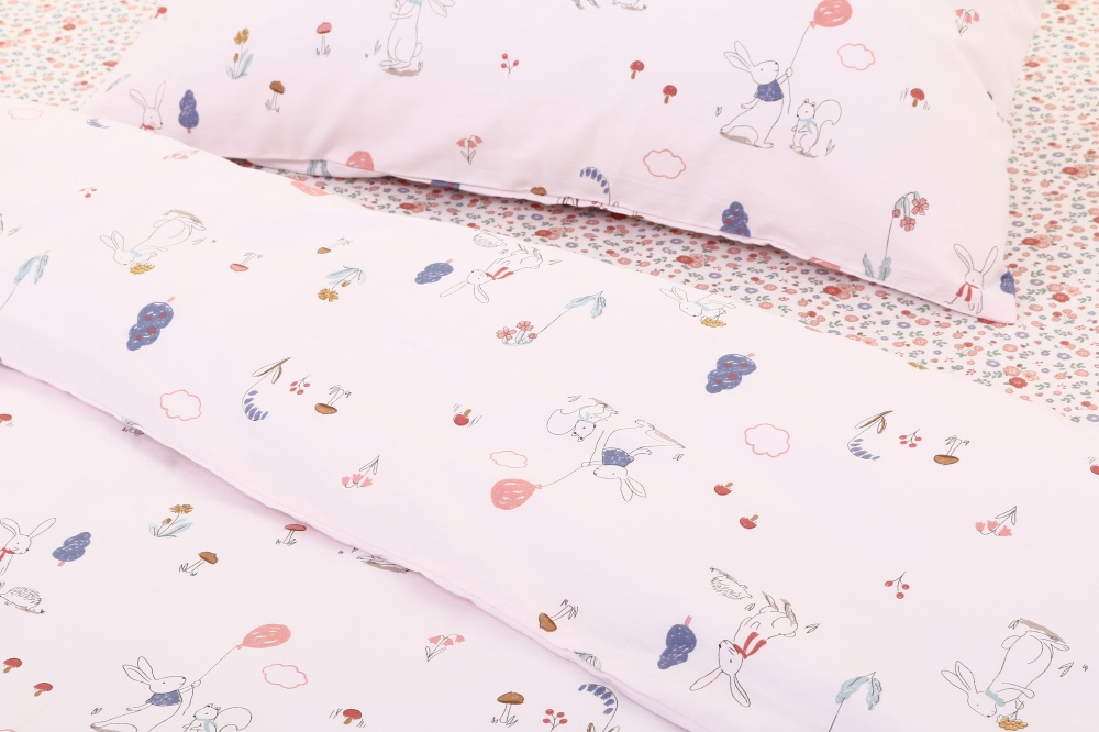 Комплект постельного белья Luna Kids BUNNY мультиколор