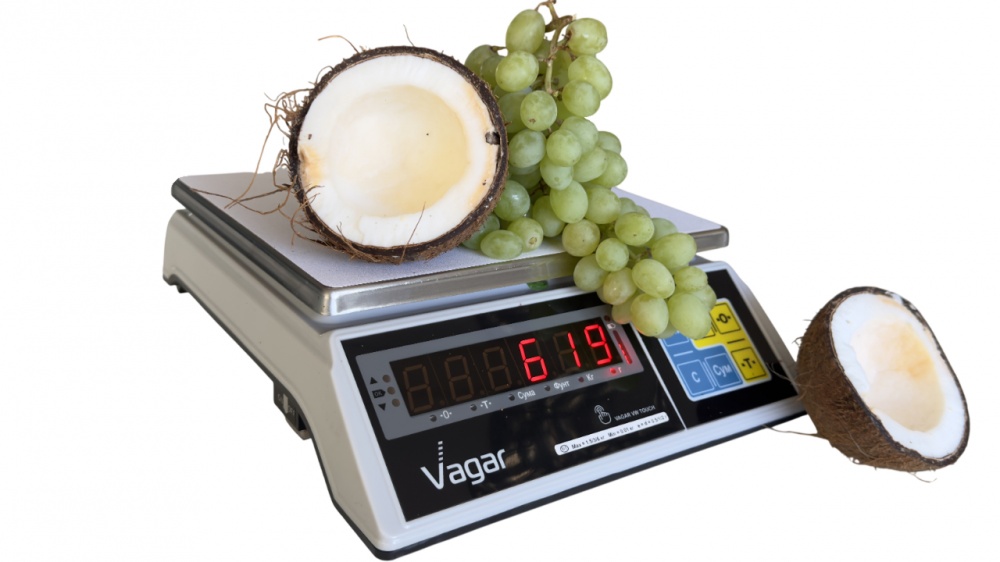 Весы фасовочные VAGAR VW TOUCH (3/6/15, LED)