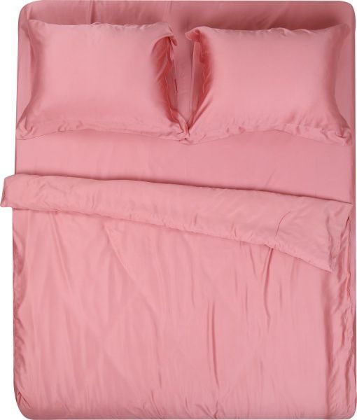 Комплект постільної білизни Bamboo 2 рожево-помаранчевий La Nuit 