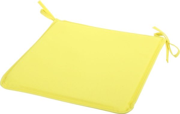 Подушка декоративная желтая 40x40 см