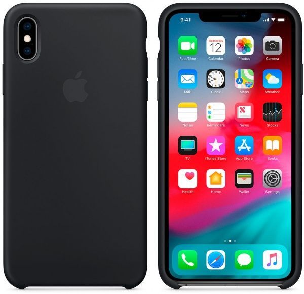 Чехол Apple для Apple iPhone XS black (MRW72ZM/A) Silicone Case