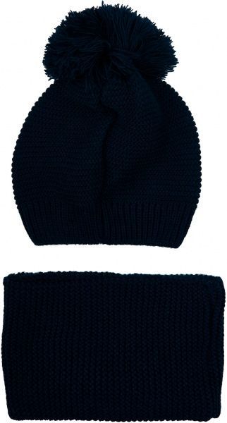 Комплект дитячий шапка + снуд Mari-Knit синій р.48 808 