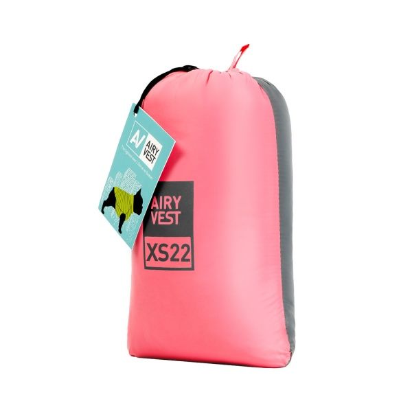 Куртка Airy Vest двухсторонняя для собак XS22 кораллово-серая