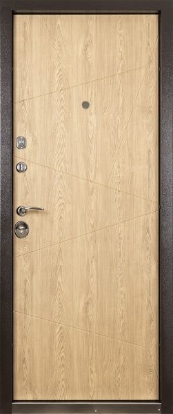 Двері вхідні Abwehr АП2-411 086Л (ДАН+КЕ) Kale257/Kale252 дуб англійський 2050х860мм ліві