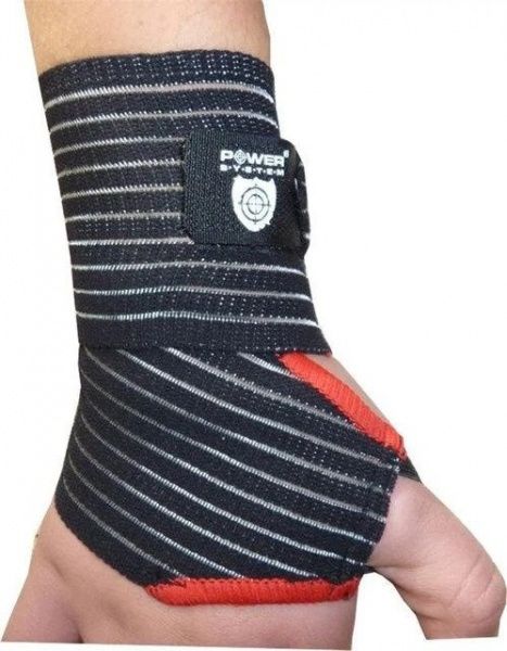 Бинт еластичний Power System р. універсальний Elastic Wrist Support PS-6000 чорний