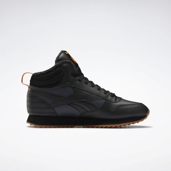Кросівки Reebok CL LTHR MID RIPPLE FV9309 р.UK 8,5 чорний