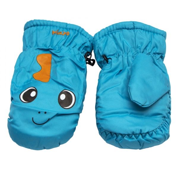 Варежки детские лыжные 18 см бирюзовый 517212 