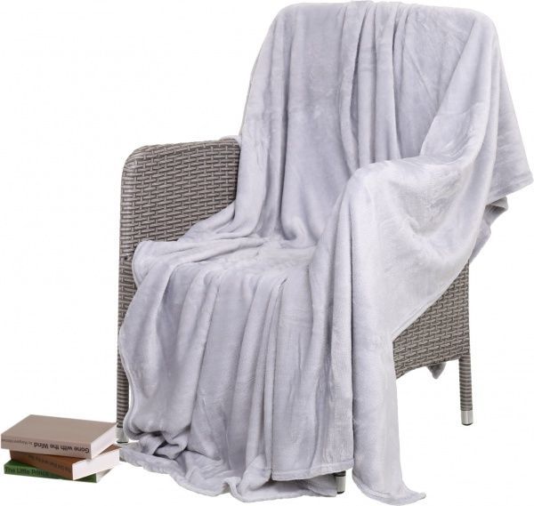 Плед Халцедон 160x200 см серый La Nuit 