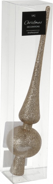 Верхівка для ялинки CAN208310 глянцева d60 мм в асортименті 