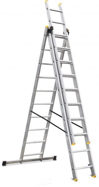 Драбина 3-секційна універсальна Drabest PRO 3х10 (DW3/10-150) 