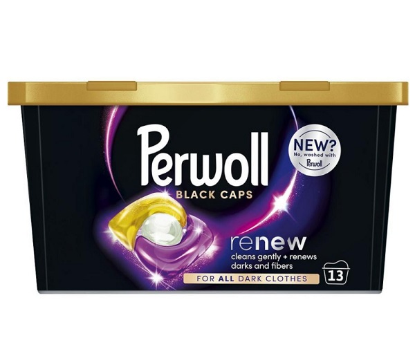 Капсулы для машинной стирки Perwoll для черных и темных вещей 13 шт.