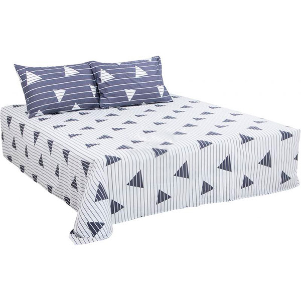 Комплект постільної білизни полуторний Ibodo Triangle