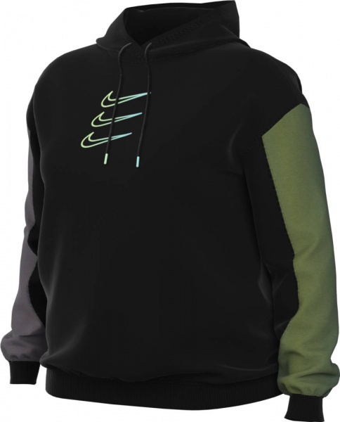 Джемпер Nike W NSW FLC GX HOODIE OPAL DD5133-010 р. L черный
