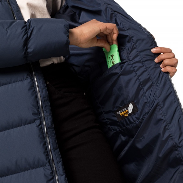 Пальто Jack Wolfskin FROZEN PALACE COAT W 1204132_1010 р.XS синій