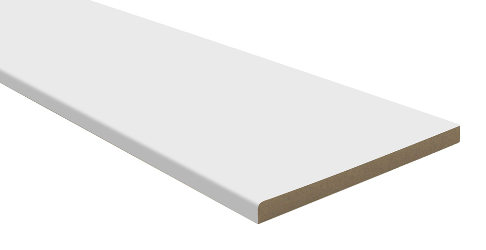 Доборная планка ОМиС 100х8х2024 мм белый/под покраску