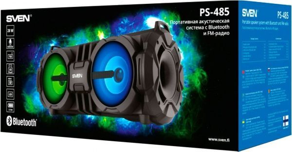 Портативная колонка Sven PS-485 2.0 black 