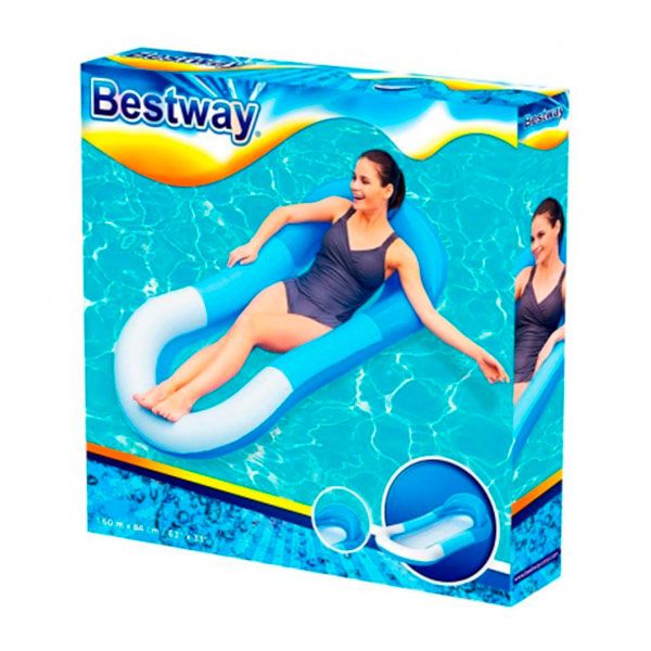 Матрас надувной Bestway 160х84 см аквагамак голубой