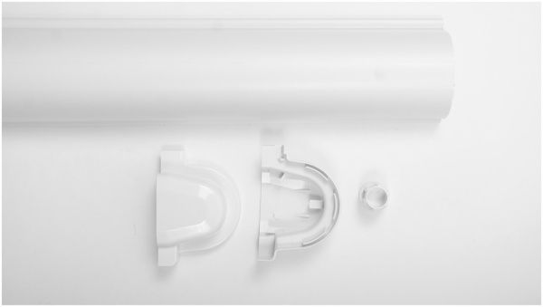 Кассета мини Gardinia для ролет 38 см 38xбелая 