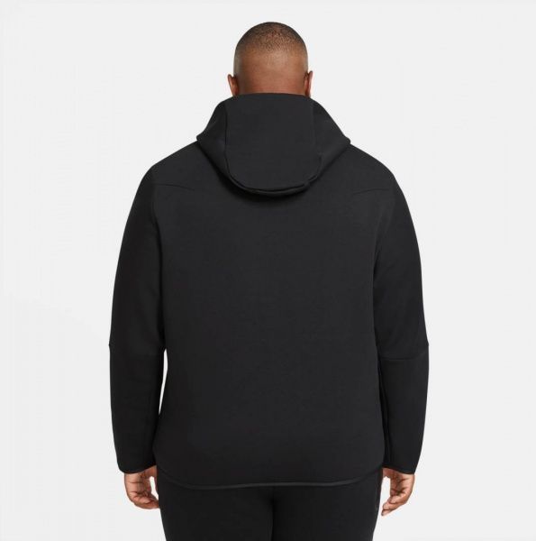 Джемпер Nike M NSW TCH FLC HOODIE FZ WR CU4489-010 р. L чорний