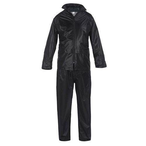 Дождевик КОМПЛЕКТ ПВХ+НЕЙЛОН ТЕМНО-СИНИЙ Р.L