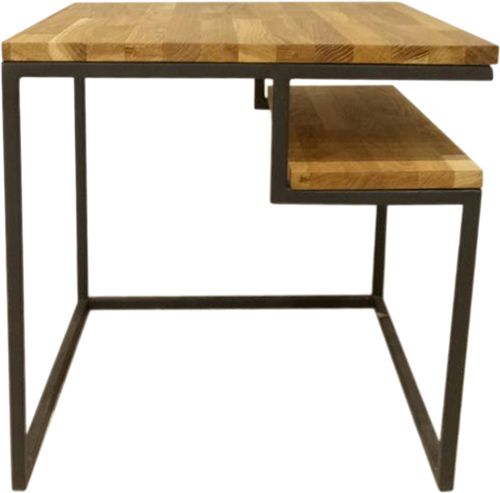 Стол журнальный Хит черный/дуб 28213 500x500x500мм Метал Арт 