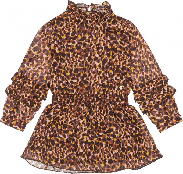 Платье Koko Noko с воланами U44947-37 р.92 леопардовый U44947-37 