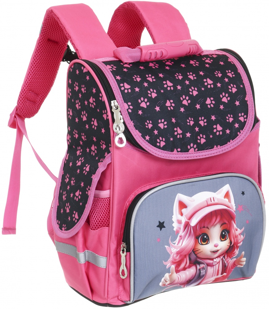 Ранец-короб Nota Bene Кото-люди ортопедический Кот в Кепке Cats NB 24