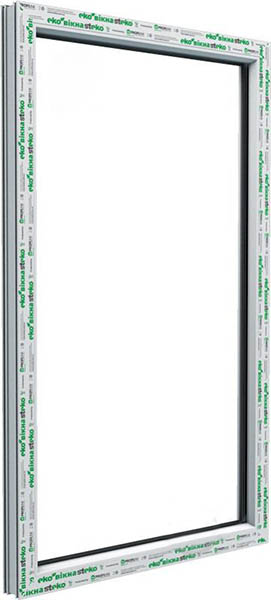 Окно глухое Steko S300 58 850x1410 мм без открывания