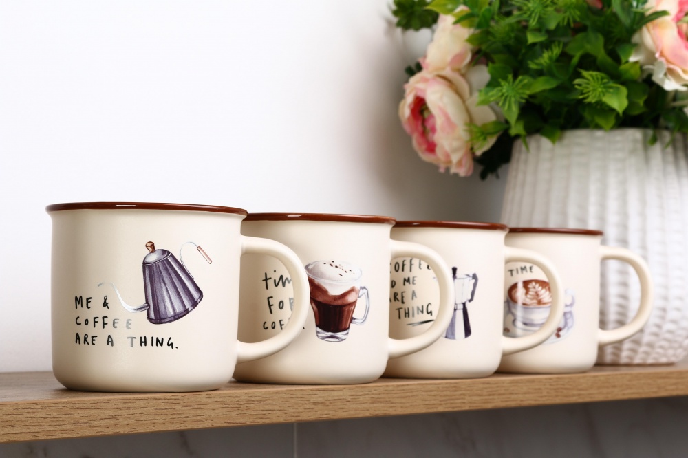 Чашка Fiora Retro Coffee Pot 355 мл