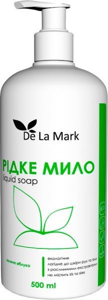 Мыло жидкое DeLaMark Зеленое яблоко 500 мл