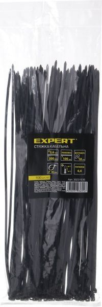 Стяжка кабельная Expert 5х200 мм 100шт.CN30231652 черный 
