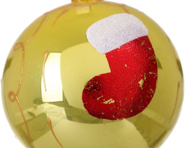 Шар новогодний мульти d 80 мм в ассортименте