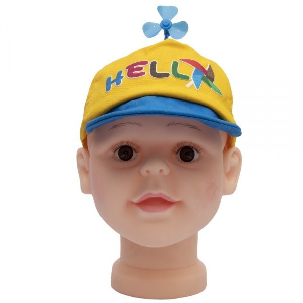 Бейсболка Девилон 517588 р.48 желтый 