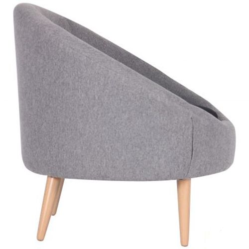 Кресло AMF Art Metal Furniture Эклипс серый 