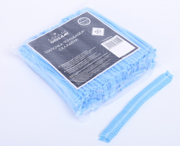 Шапочка складена Origami Horeca Кульбабка 50 шт. блакитний