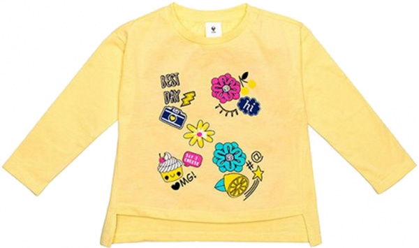 Джемпер для девочки Роза р.122 светло-желтый 210562 